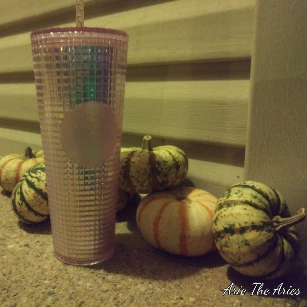 STARBUCKS DISCO BALL TUMBLER (PINK)